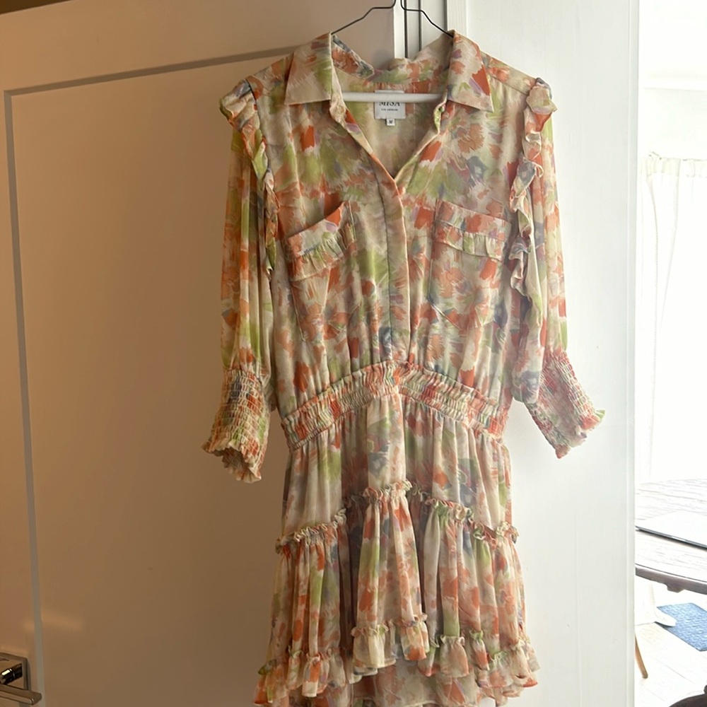 Misa mini dress with 3/4 sleeves